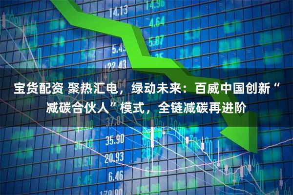 宝货配资 聚热汇电，绿动未来：百威中国创新“减碳合伙人”模式，全链减碳再进阶